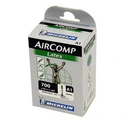 Wheels & Tyres Michelin AirComp A1 LATEX Road Bike Inner Tube 700c X 22-23 Presta
