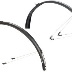 Zefal C40 Paragon Road Bike Mudguards / Set - Black Accessories