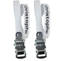 Drivetrain Zefal Christophe 516 Leather - Road / Track Bike Toe Straps