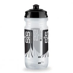 SIS Energy Drink - Wide Neck Road / MTB Bike Water Bottle 600ml - Black / Clear Accessories