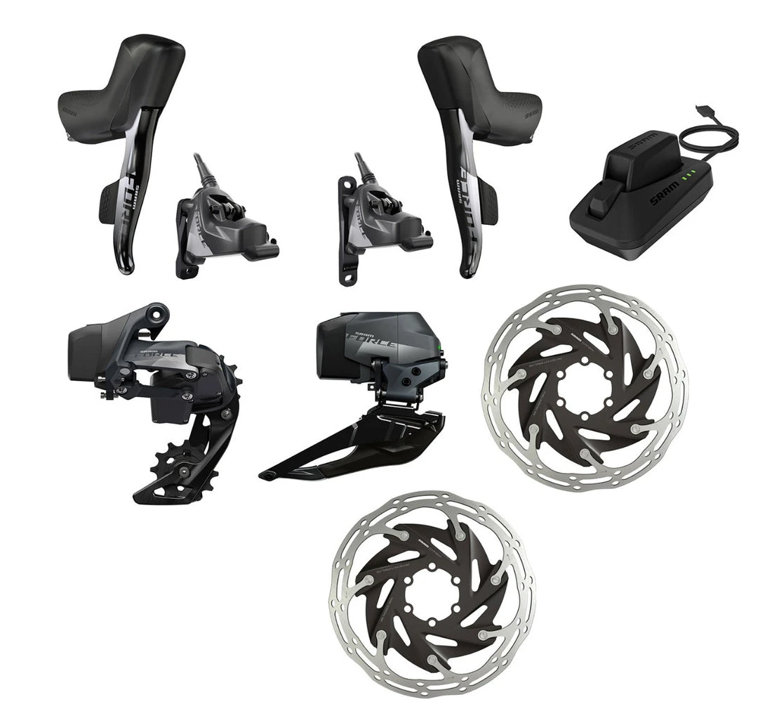 SRAM Force ETap AXS - 2 X 12 Speed HRD Disc - Road Bike Groupset 1 SRAM Force ETap AXS - 2 X 12 Speed HRD Disc - Road Bike Groupset