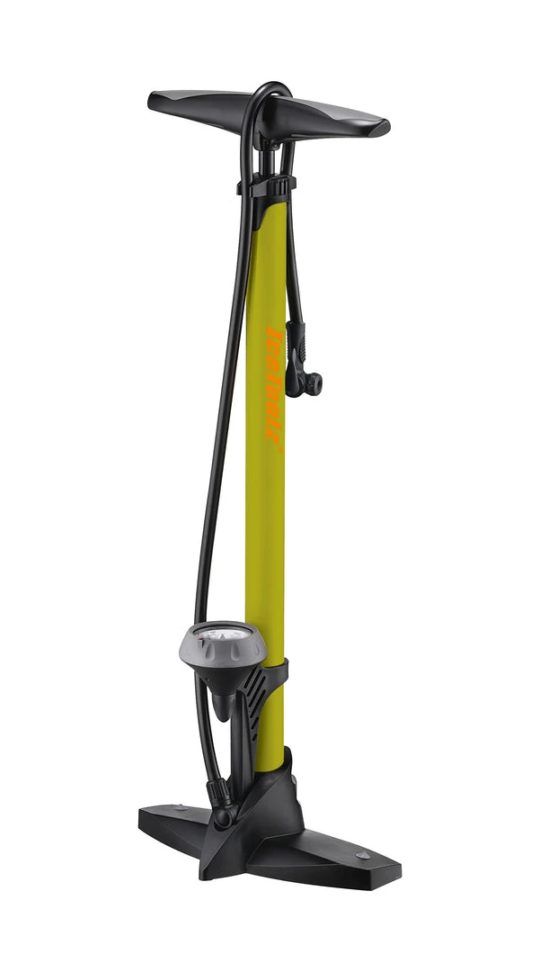 Accessories IceToolz Steel Barrel Dual Valve Floor Pump A451 - Yellow 1 Accessories IceToolz Steel Barrel Dual Valve Floor Pump A451 - Yellow