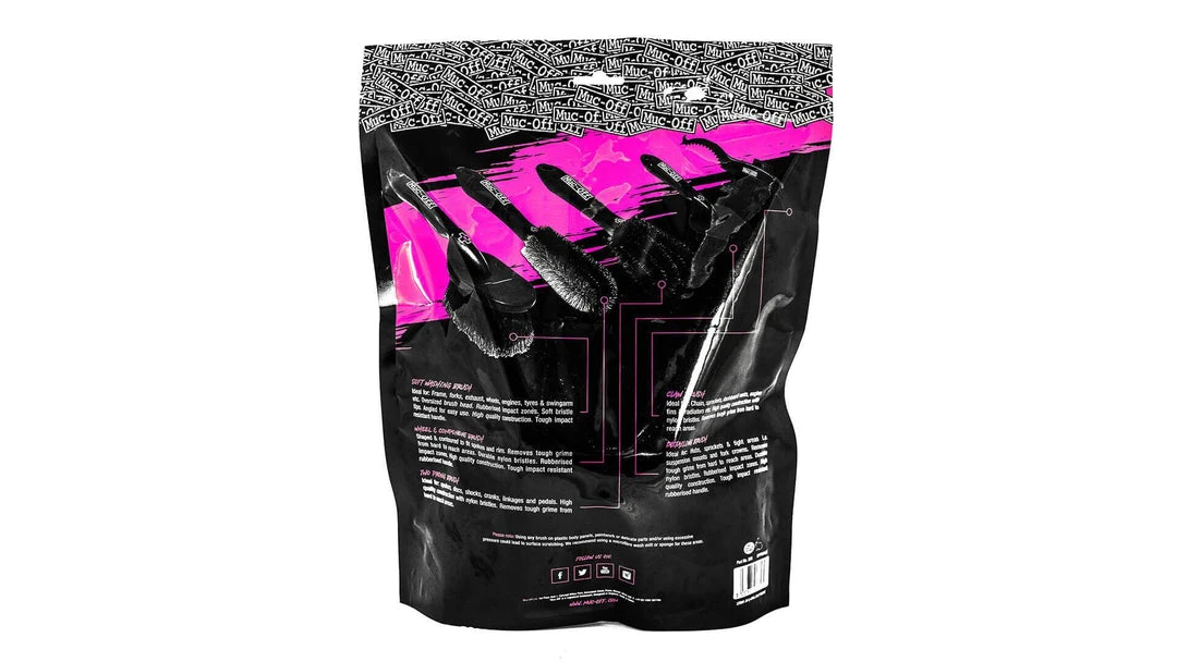 Muc Off Muc-Off - 5 X Premium Brush Set 2 Muc Off Muc-Off - 5 X Premium Brush Set