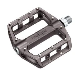 Wellgo B087B - Mountain Bike Flat Pedals - Sealed Bearing - Black Drivetrain