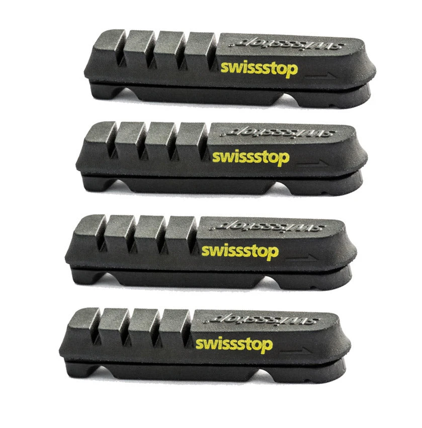 Swissstop Flash EVO - Black Prince - Carbon Rim - Road Brake Pads - Shimano / Sram Brakes 1 Swissstop Flash EVO - Black Prince - Carbon Rim - Road Brake Pads - Shimano / Sram Brakes