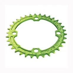 Race Face Narrow Wide Single Chainring - 104mm - Green Drivetrain