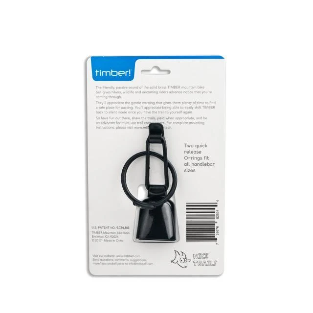 Timber! MTB Bell V3.0 - Black - Band-on 3 Timber! MTB Bell V3.0 - Black - Band-on