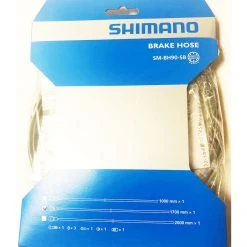 Shimano SM-BH90-SB Brake Hose For XT/XTR - REAR - 1700mm - Black / Silver Brakes