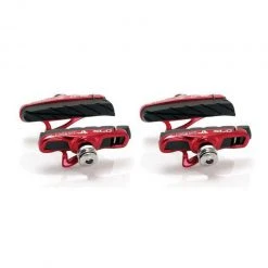 Brakes XLC Road Bike Brake Shoes / Blocks / Pads & Holder - Red - BS-R06