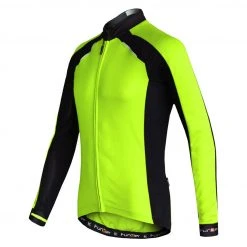 Funkier Talana Thermal Long Sleeve Jersey - Yellow / Black Clothing