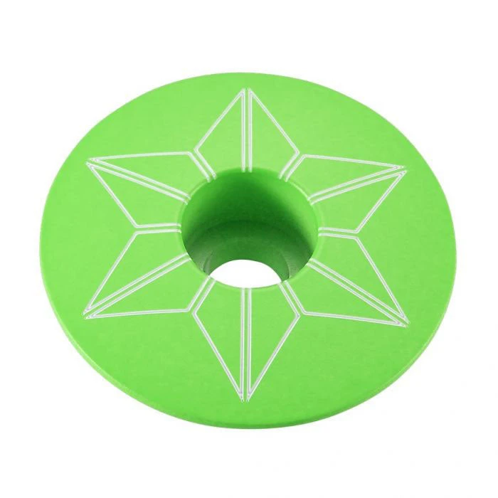 Controls Supacaz Star Capz Alloy Stem Cap - Powder Coated 1 Controls Supacaz Star Capz Alloy Stem Cap - Powder Coated