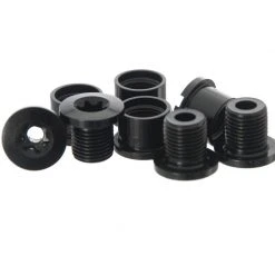 Race Face Steel Chainring Bolt / Nut Pack - Black X 4 Drivetrain
