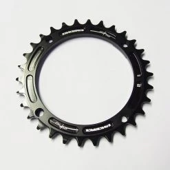 Race Face Narrow Wide Single Chainring - 104mm - Black Drivetrain