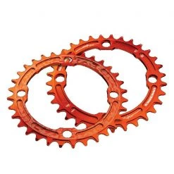 Race Face Narrow Wide Single Chainring - 104mm - Orange