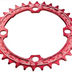 Drivetrain Race Face Narrow Wide Single Chainring - 104mm - Red 11 Drivetrain Race Face Narrow Wide Single Chainring - 104mm - Red