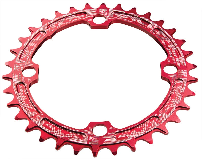 Drivetrain Race Face Narrow Wide Single Chainring - 104mm - Red 6 Drivetrain Race Face Narrow Wide Single Chainring - 104mm - Red