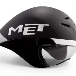 MET Drone Time Trial Aero Cycling Helmet With Magnetic Visor Clothing
