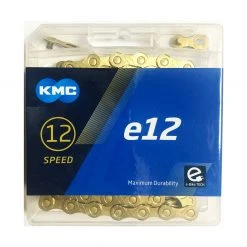 KMC E12 Ti-N EBike Chain 12 Speed - 130L - Gold
