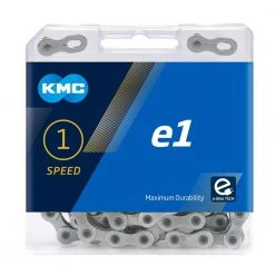 Drivetrain KMC E1 E-Bike Chain 3/32 - 110 Link - Silver