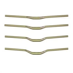 Renthal Fatbar V2 - 31.8mm - Alloy Riser Handlebars - Gold Controls