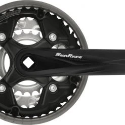 SunRace FCM500 Triple Chainset Square Taper - 7/8 Speed Drivetrain