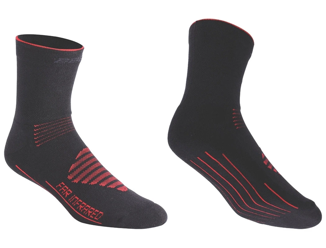 BBB Firfeet Socks BSO-16 Black / Red Clothing 1 BBB Firfeet Socks BSO-16 Black / Red Clothing
