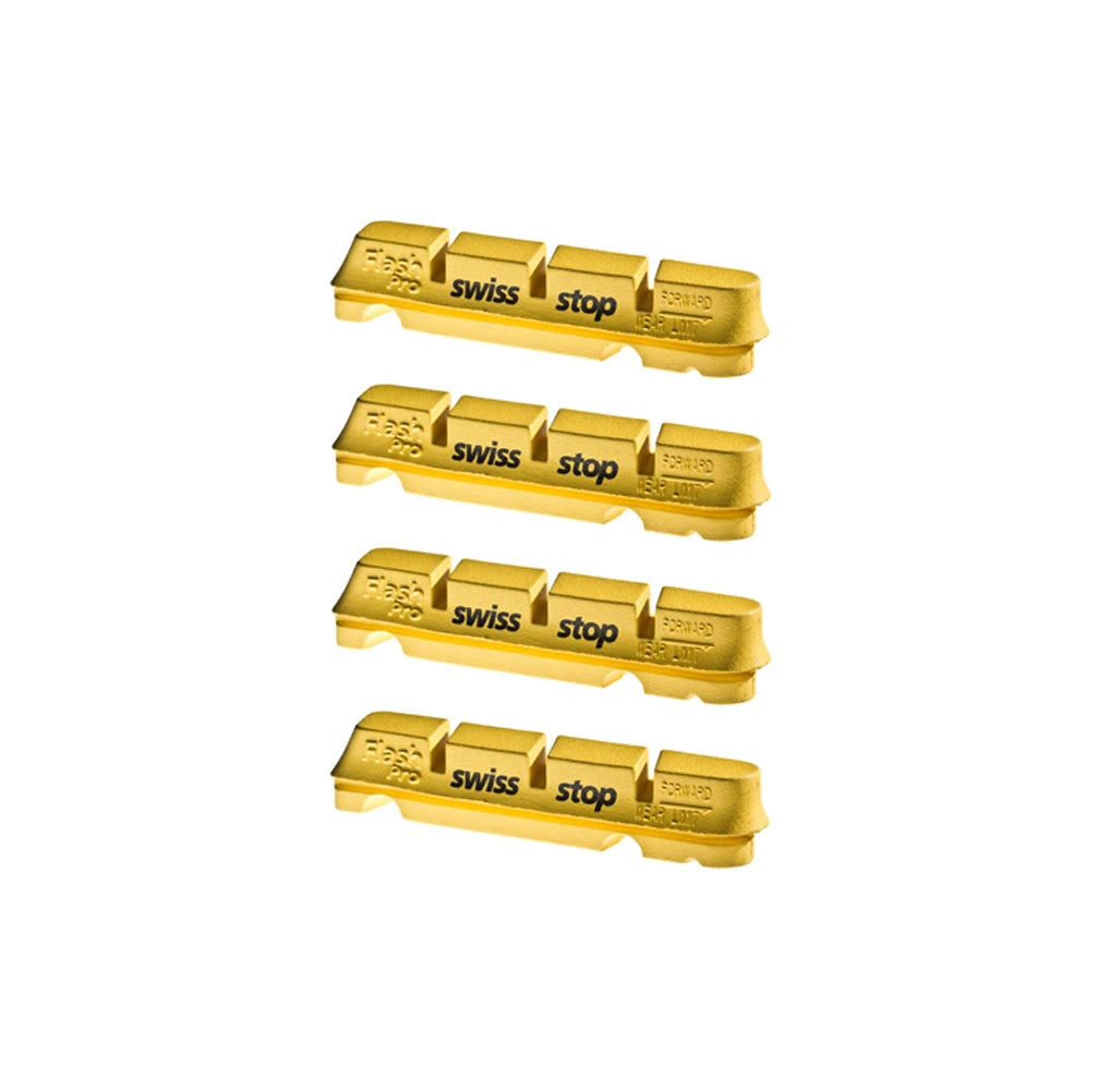 Brakes Swissstop Flash Pro - Yellow King - Carbon Rim - Road Brake Pads - Shimano / Sram 1 Brakes Swissstop Flash Pro - Yellow King - Carbon Rim - Road Brake Pads - Shimano / Sram