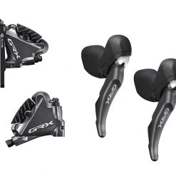 Brake Levers Shimano GRX ST-RX810 Hydraulic Disc Brake / STI Levers - 2 X 11 - Flat Mount