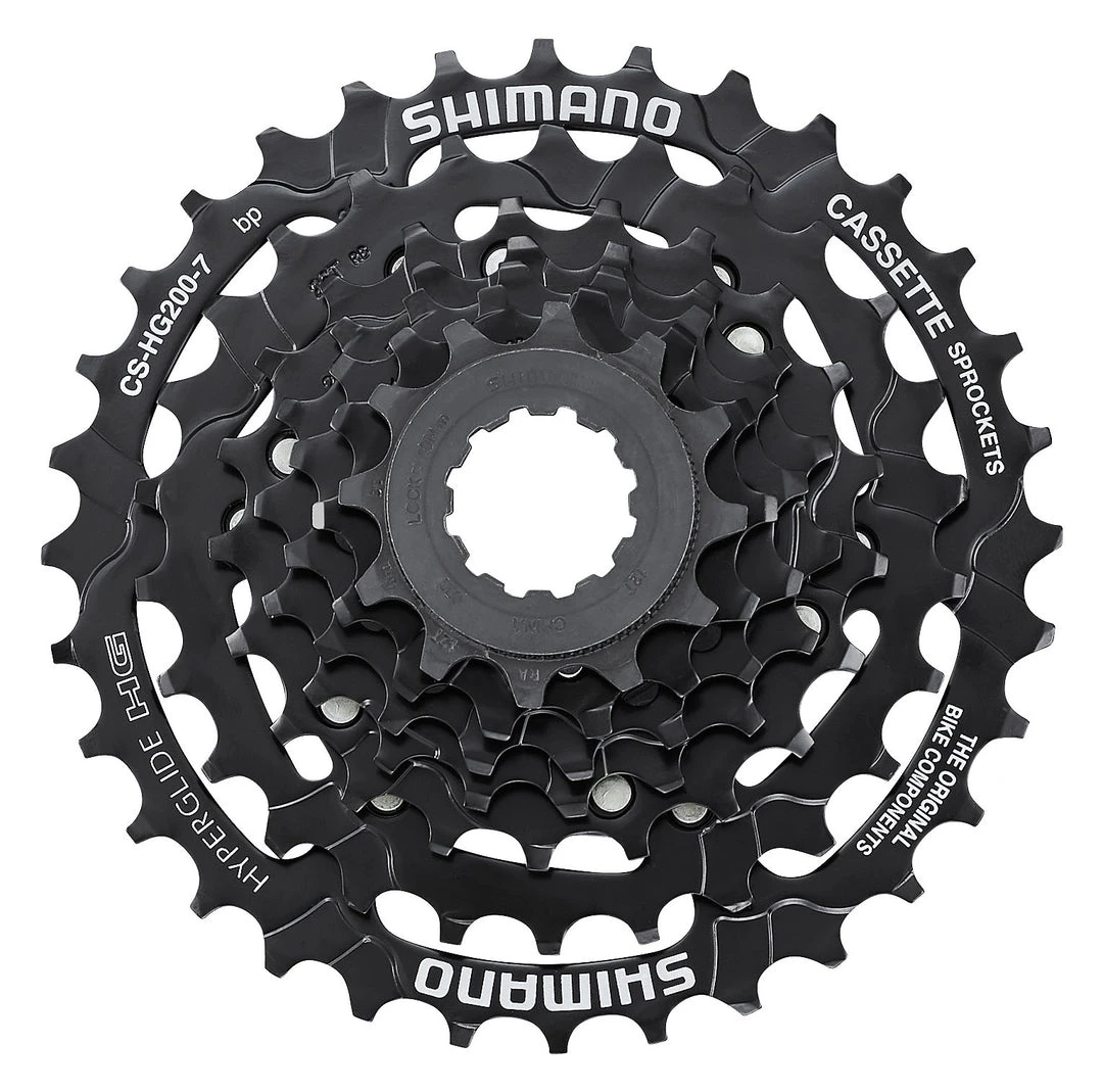 Drivetrain Shimano HG200 - 7 Speed Cassette 1 Drivetrain Shimano HG200 - 7 Speed Cassette