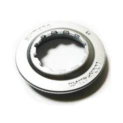 Brakes Shimano Centre Lock Brake Disk Lockring - Silver