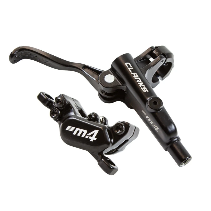 Brakes Clarks M4 - 4 Piston Hydraulic Disc Brake Set - Front & Rear - 180/160mm 2 Brakes Clarks M4 - 4 Piston Hydraulic Disc Brake Set - Front & Rear - 180/160mm