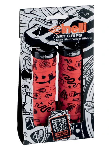 Cinelli Mike Giant Art Mountain Bike MTB Handlebar Grips 2 Cinelli Mike Giant Art Mountain Bike MTB Handlebar Grips