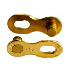 KMC 11R Missing Link For Shim / Sram / Campagnolo 11 Speed Chain - Ti-N Gold