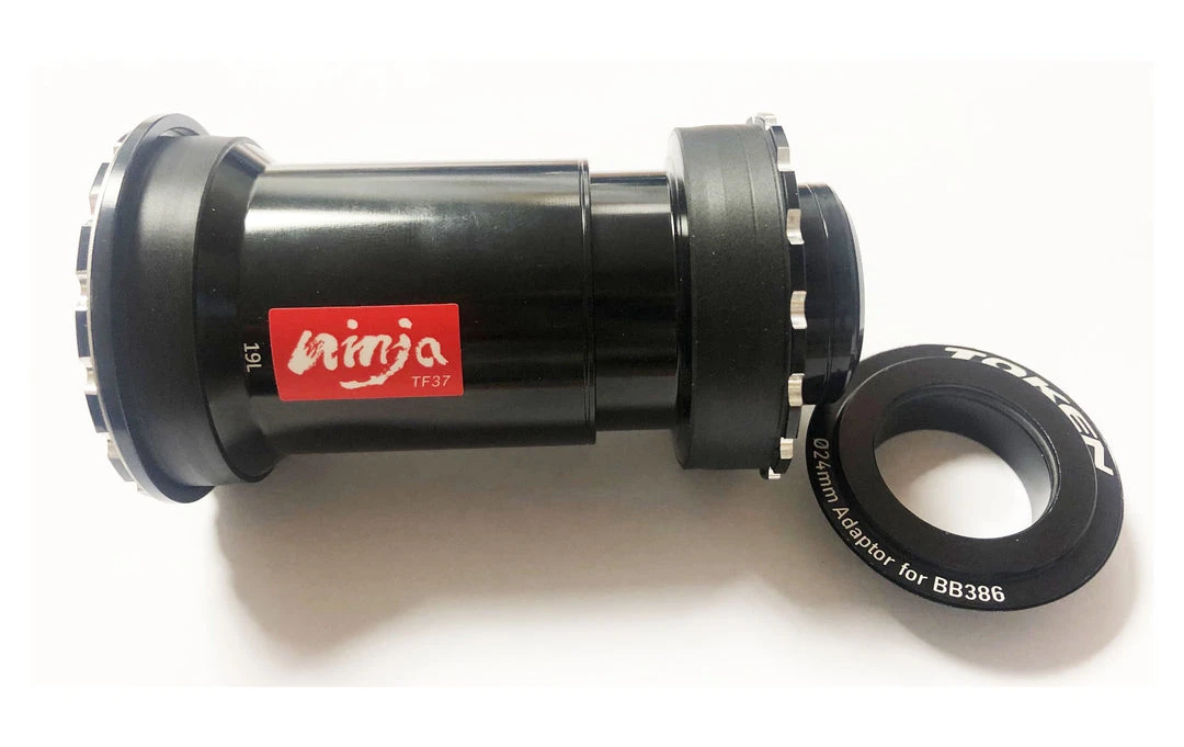 Token Ninja Thread Fit Bottom Bracket - BB386 To Sram GXP 1 Token Ninja Thread Fit Bottom Bracket - BB386 To Sram GXP