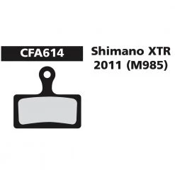 EBC - CFA614 - Green - Shimano XTR 985 Disc Brake Pads Brakes