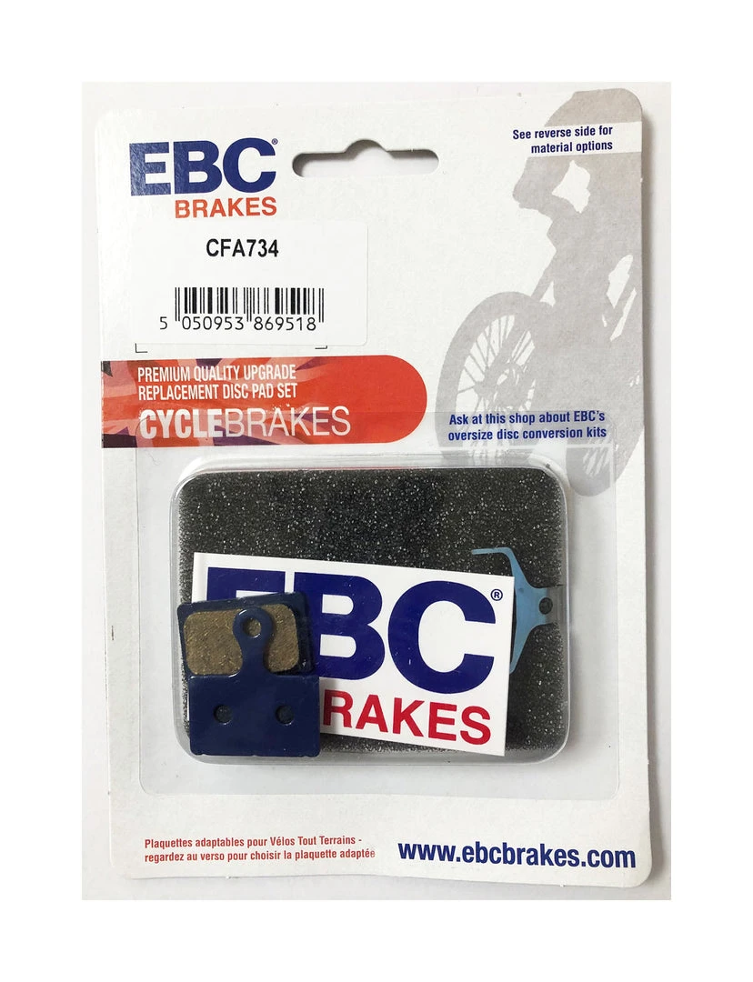 Brakes EBC - CFA734 - Resin - Shimano 105, Ultegra, Dura-Ace, GRX - Disc Brake Pads 1 Brakes EBC - CFA734 - Resin - Shimano 105, Ultegra, Dura-Ace, GRX - Disc Brake Pads