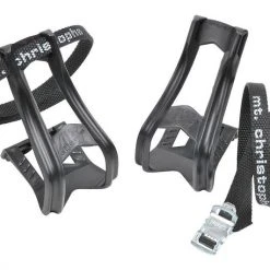 Zefal Christophe 43 - 515 Mountain Bike Toe Clips & Straps Set L/XL Drivetrain