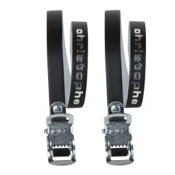 Drivetrain Zefal Christophe 516 Leather - Road / Track Bike Toe Straps