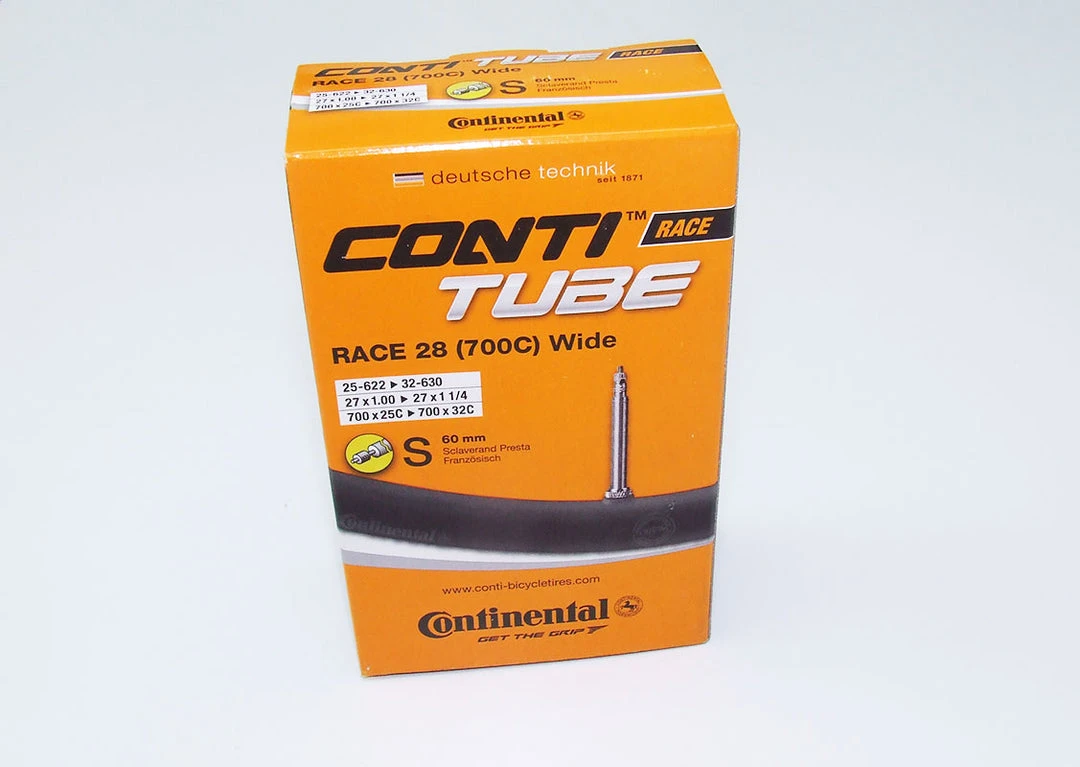 Continental Race 28 - WIDE - Road Bike Inner Tube 700 X 25-32 Presta 60mm 1 Continental Race 28 - WIDE - Road Bike Inner Tube 700 X 25-32 Presta 60mm