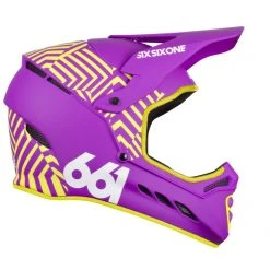 Premium Gifts SixSixOne Reset Full Face Helmet - Dazzle Purple