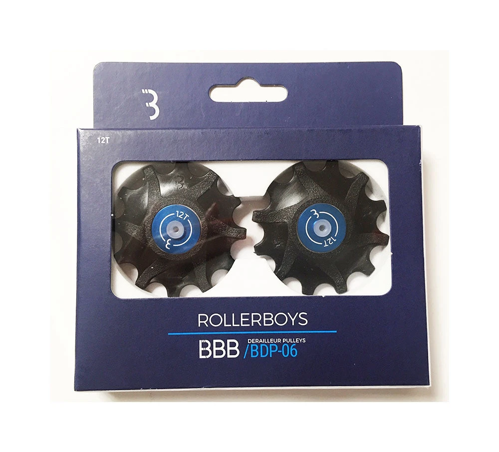 Drivetrain BBB RollerBoys Jockey Wheels - Sram 12T Black - BDP-06 2 Drivetrain BBB RollerBoys Jockey Wheels - Sram 12T Black - BDP-06