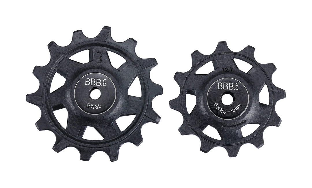 Drivetrain BBB RollerBoys Sram Jockey Wheels - 12/14T - Black - BDP-07 1 Drivetrain BBB RollerBoys Sram Jockey Wheels - 12/14T - Black - BDP-07