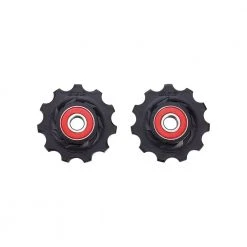 Drivetrain BBB RollerBoys Ceramic Jockey Wheels Gear Pulleys 11T Black - BDP-12