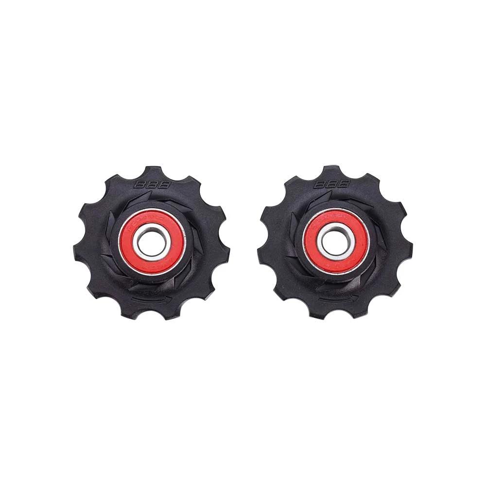 Drivetrain BBB RollerBoys Ceramic Jockey Wheels Gear Pulleys 11T Black - BDP-12 1 Drivetrain BBB RollerBoys Ceramic Jockey Wheels Gear Pulleys 11T Black - BDP-12