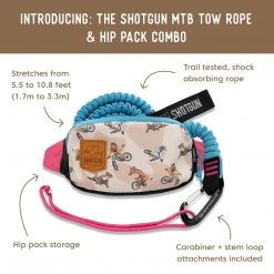 Kids Ride Shotgun Tow Rope & Hip Pack Combo