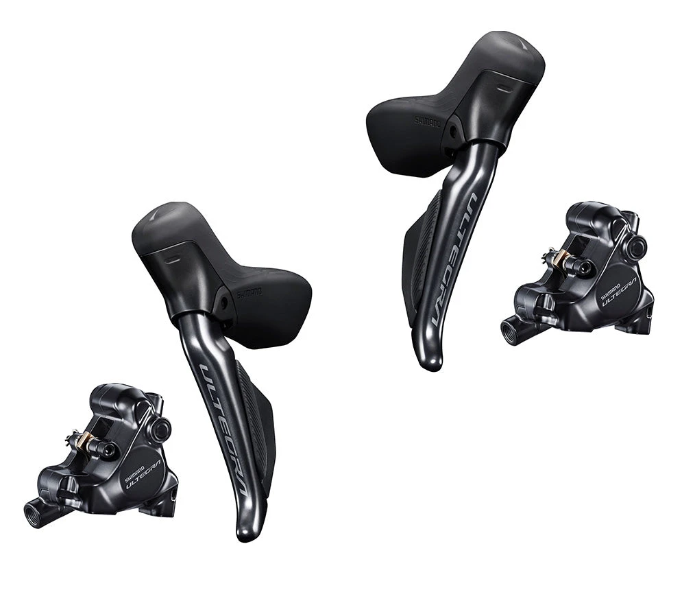 Shimano Ultegra ST-R8170 Hydraulic Disc / Di2 E-tube STI Levers 2x12 Flat Mount Brake Levers 1 Shimano Ultegra ST-R8170 Hydraulic Disc / Di2 E-tube STI Levers 2x12 Flat Mount Brake Levers