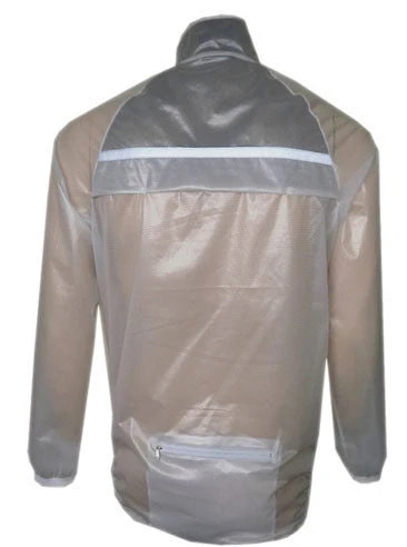 Funkier Stowaway Showerproof Cycling Jacket J1305 - Clear 2 Funkier Stowaway Showerproof Cycling Jacket J1305 - Clear