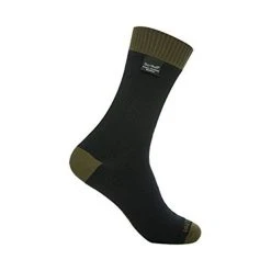 Clothing DexShell Thermlite Waterproof Socks - DS626 - Black / Olive Green