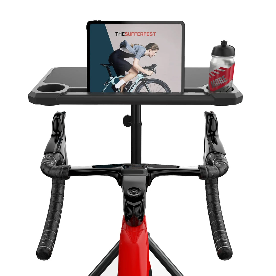 KOM Cycling KOM Indoor Trainer Media Display Tripod Desk 1 KOM Cycling KOM Indoor Trainer Media Display Tripod Desk