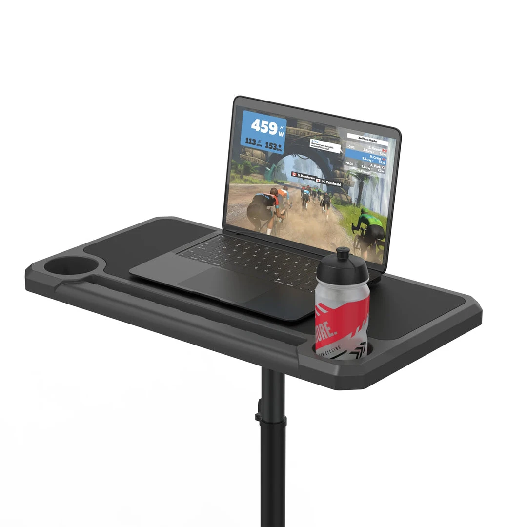 KOM Cycling KOM Indoor Trainer Media Display Tripod Desk 2 KOM Cycling KOM Indoor Trainer Media Display Tripod Desk